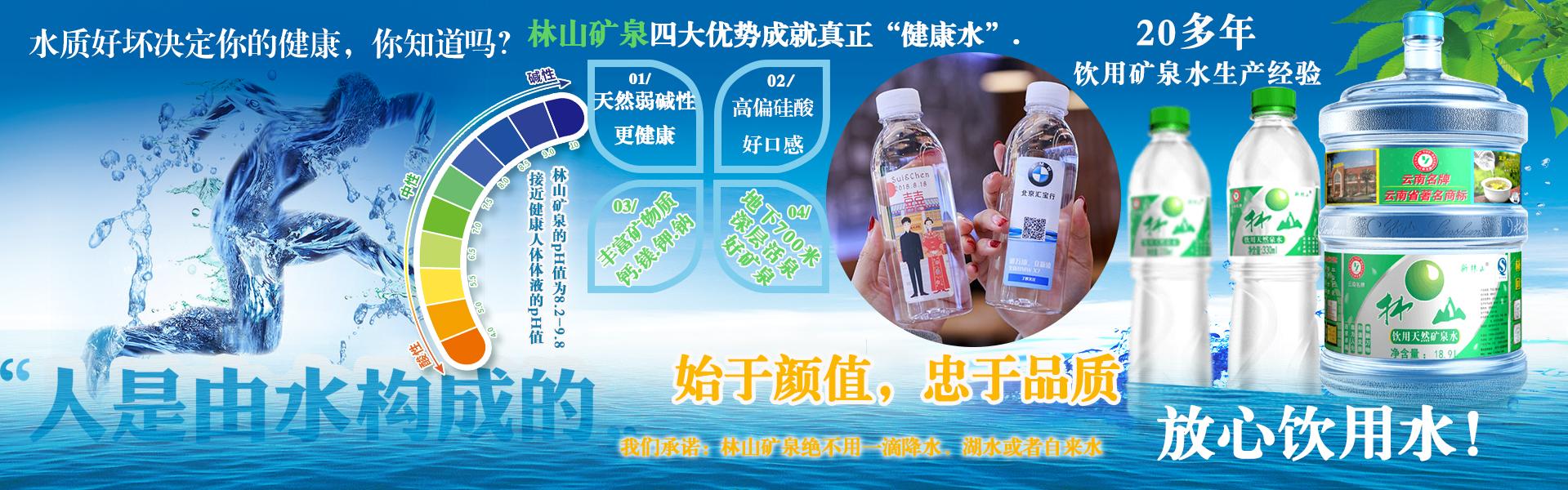 云南林山矿泉定制水